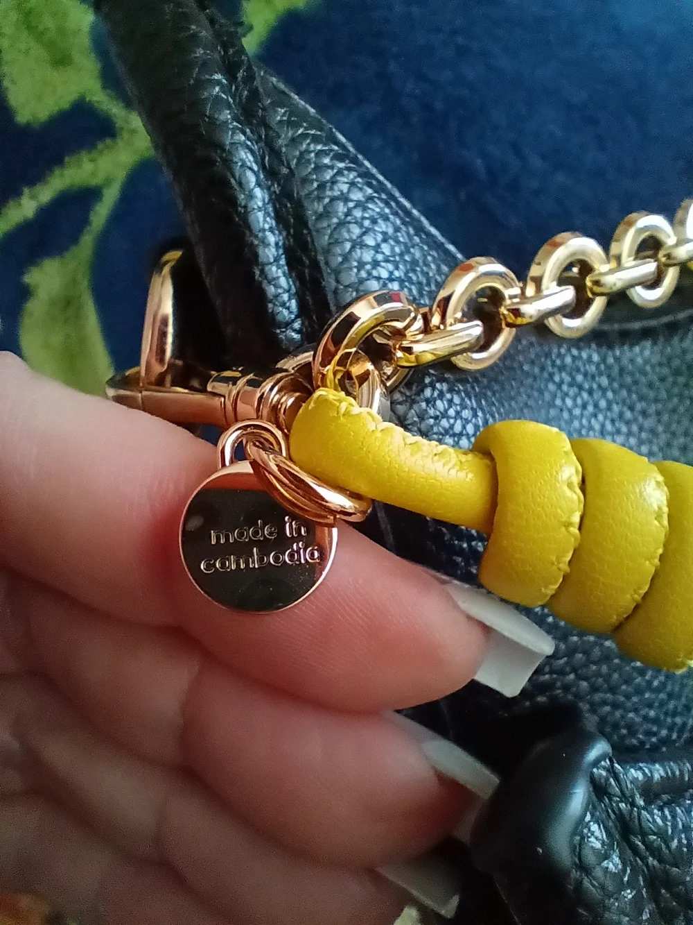 Kate Spade Mixed Material Swag Chain